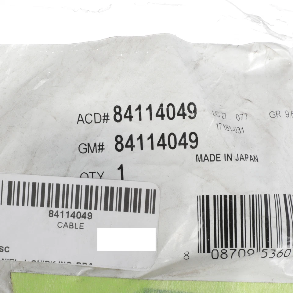 Genuine GM 2008-2015 Cadillac CTS Stereo Mp3 Tape And Disc Player Cable 84114049 - Image 4 of 4