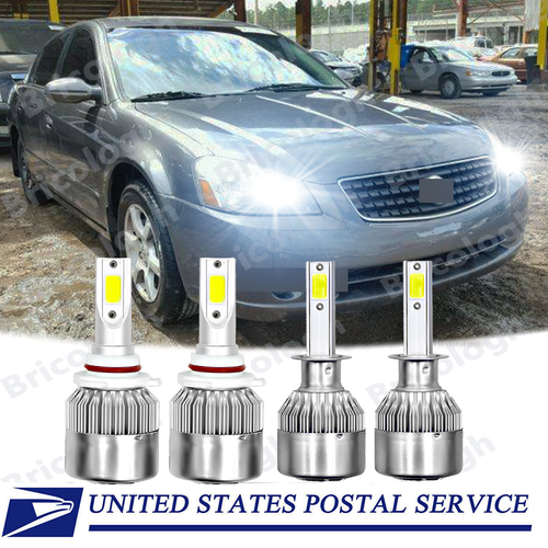 For Nissan Altima 20062005 4pcs H1+9005 LED Headlight Kit Hi/Low Beam