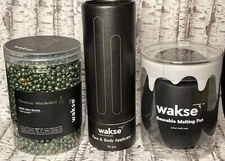 WAKSE Christmas Wonderland Hard Wax Beans with Melting Pot And Applicator NEW