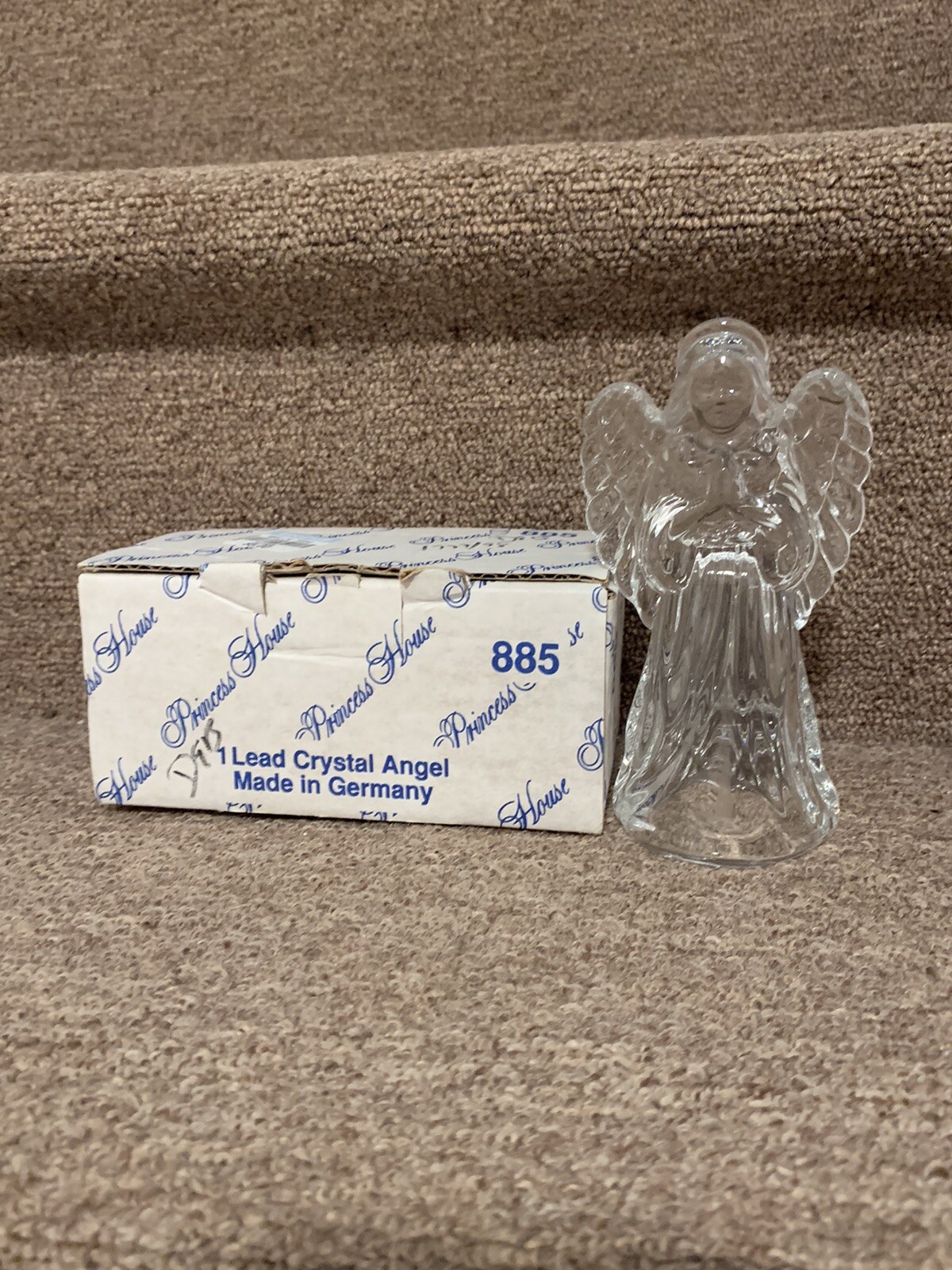 Vintage Princess House Crystal Nativity Set Made In Germany In Box 9