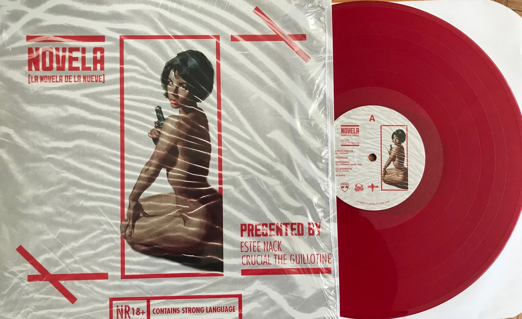 Новая пластинка Estee Nack x Crucial The Guillotine Novela #1 на красном виниле 1/100