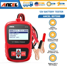 ANCEL BST200 Car 12V Battery Tester Bad Cell Load Charging Analyzer 100-1100 CCA
