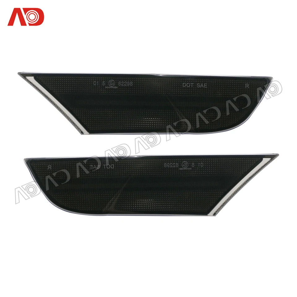 Luz de parachoques LED ámbar para Honda Odyssey 2018-2023 lente ahumada 2 piezas Foto 3 de 4