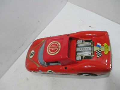 FERRARI BERLINETTA 250 LEMANS BATTERY OP TESTED WORKS MIB MADE IN