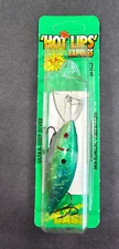 Pre-Rapala Luhr Jensen 3/4oz Hot Lips Vintage NIB-Brlnt Slvr Hlgm Chartrse Shad