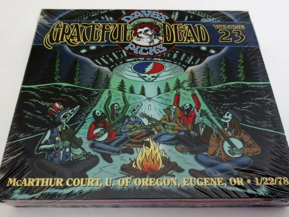 Grateful Dead Dave's Picks 23 McArthur Court Oregon Ducks UO Eugene 1/22/78 3 CD Foto 3 de 4