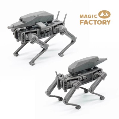 MAGIC FACTORY 7503 1/35 Armed Robot Dog&RQ-20 UAV Set 3D Printing kit