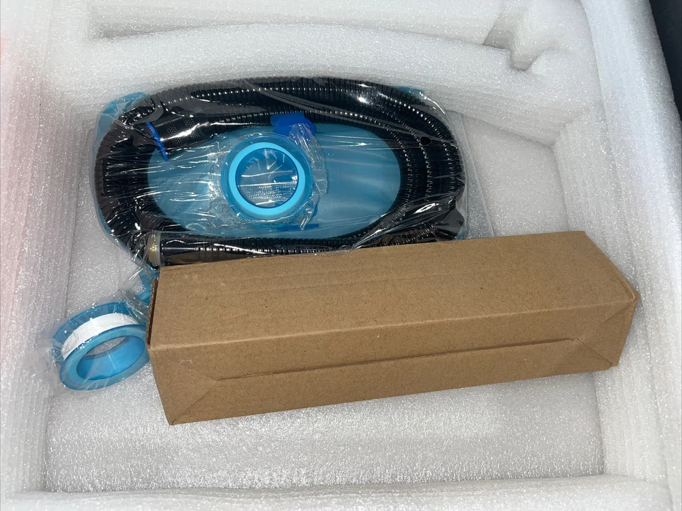 Juego de sistema de grifo de ducha cabezal de lluvia mango combo negro mate *NUEVO* Foto 2 de 4