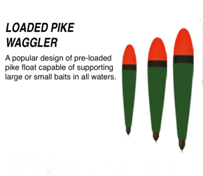 Premier Floats Loaded Pike Waggler Float. Hecht/Zander/Raubfischangeln