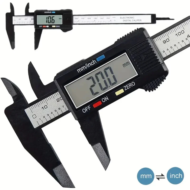 6" 150mm Digital Caliper Micrometer LCD Gauge Vernier Electronic Measuring Tool - Image 2 of 4
