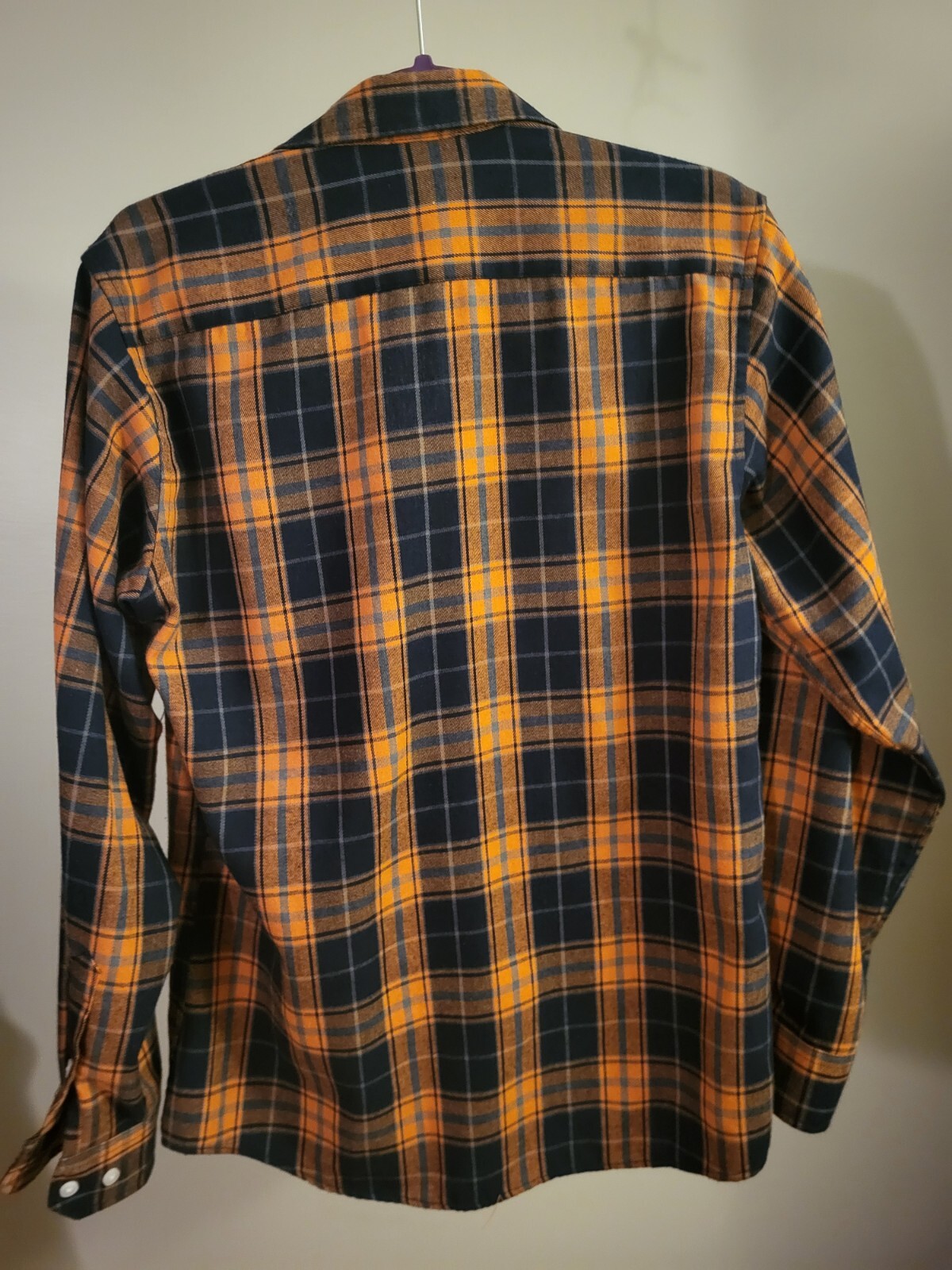 Rust Color Flannel NEVER WORN BLACK,BROWN, AND RUST COLOR WESTERN STYLE FLANNEL SHIRT WITH ...