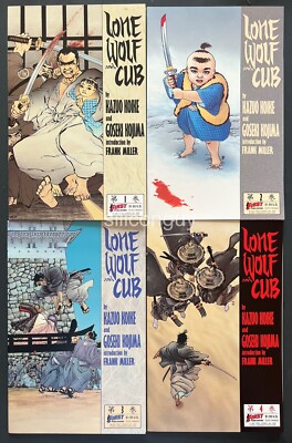 Lone Wolf and Cub #1 (2nd Print) - 2, 3, 4 (1st Print) Very Fine/Near Mint