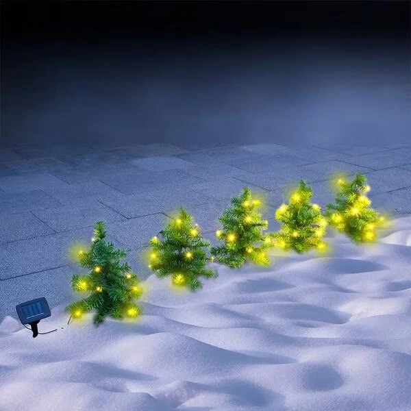 Solar Zauberwald LED Deko-Bäumchen Solar Gartenstecker Garten Dekoration Deko - Bild 2 von 4