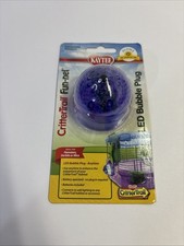 Kaytee CriterTrail Fun-nel LED Bubble Plug Glow PURPLE Nighttime Gerbils Hamster