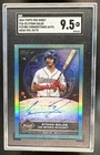 2024 Topps Pro Debut Ethan Salas Future Cornerstones Auto Aqua Foil /75 SGC 9.5
