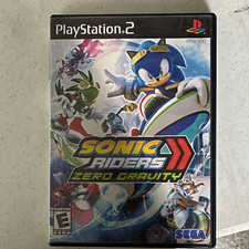 SEGA Sonic Riders: Zero Gravity PS2 E Racing Multiplayer Manual Included NTSC