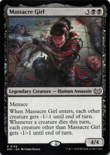 MTG Massacre Girl Normal NM Commander: Duskmourn: House of Horror Magic 146