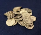 90% Silver Washington Silver Quarter Roll 40 Coins $10 Face