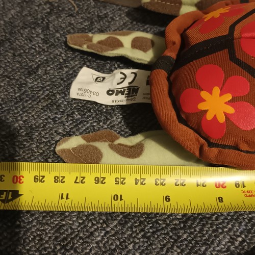 Disney Finding Nemo Squirt The Turtle 11” Soft Toy/Plush - Picture 3 of 9