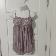 Victoria's Secret Dream Angels Dare to Dream Lace Pleated Babydoll Size Med NWOT
