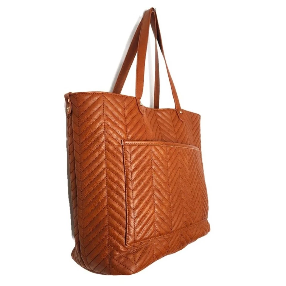 Bolso Bandolera Folio Laptop Negocios 2 Piezas Marrón Remache Negro Para Mujer Foto 4 de 4