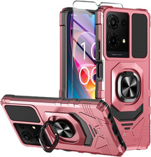 For TCL K32/K33 5G 2025 Phone Case with Tempered Glass Screen Protector,Milit...