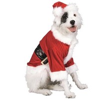 Rubies Santa Claus Pet Costume for Dogs or Cats, Size Medium