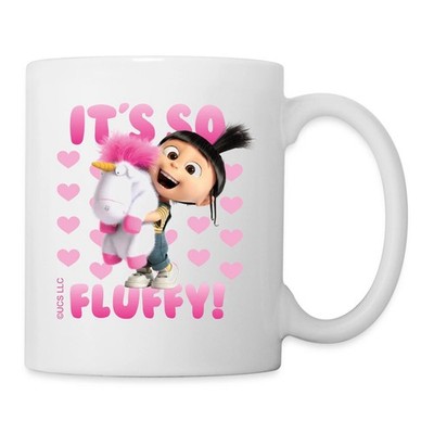Minions Agnes Einhorn It's So Fluffy Despicable Me Tasse, One size, Weiß