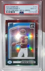 2024 Panini Donruss - Rated Rookie Jayden Daniels #389 Optic Preview Red & Green