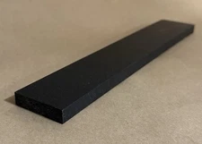 UHMW Bar Stock, 1/2" thick x 2" wide x 12" Long, Black - LOWEST PRICE ON EBAY