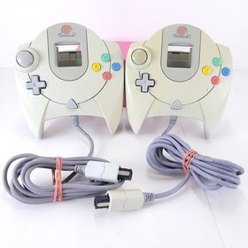 Sega Dreamcast Does Not Read Disc For Parts/Repair w/2 Controllers + Turns On