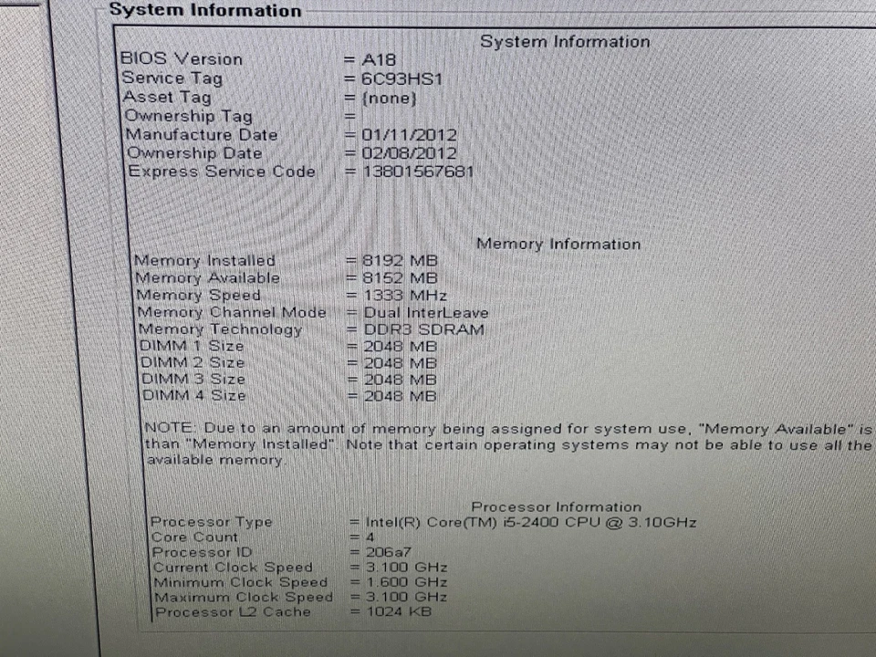 Dell OptiPlex 790 SFF Intel i5-2400 3.1GHz 8GB RAM AMD RADEON 6450 1GB - No HDD - Image 2 of 4