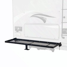Rv Cargo Rack 200 Lb Cap For Camper 5th Wheel 71.5 W Elevate Outdoor New
