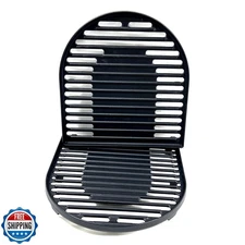 Direct Store DC126 Cast Iron Grill Cooking Grates - 2 Pack (Non-Stick Grill G
