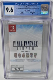 CGC Graded Final Fantasy I-VI Anniversary Edition Switch (1021575001, 9.6 A++)
