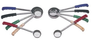 Update International SPPF-3 3oz Perforated Portion Controllers Ivory