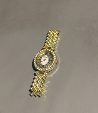 Yellow Gold and Diamond Watch for Women - Fashion Jewelry