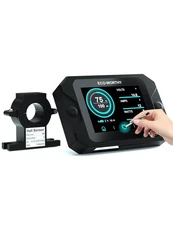 ECO-WORTHY Battery Monitor with Hall Sensor, 300A Touchable Backlight Black 