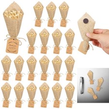 20 PCS Mini Dried Flower Bouquets for Wedding, Rustic Wedding Decor, Adsorpti...