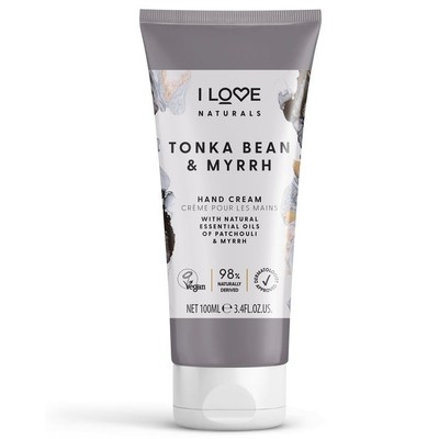 5060849630146 I Love Naturals Hand Cream krem do rąk Tonka Bean  Myrrh 75ml (P1)