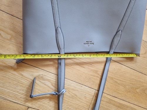 Kate Spade New York Cara Women's Leather Tote Bag Large Grey - Picture 24 of 24