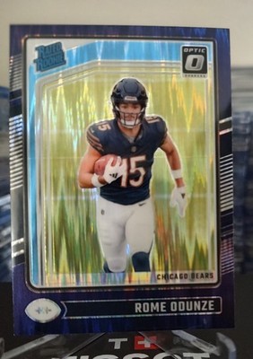 2024 Donruss Optic #286 Rome Odunze Purple Shock