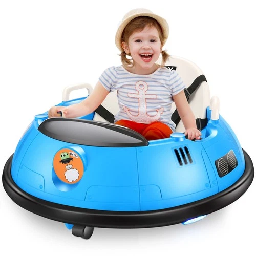 Toddler Bumper Car,12V Electric Bumper Car for Kids w/Remote Control Bumping Toy