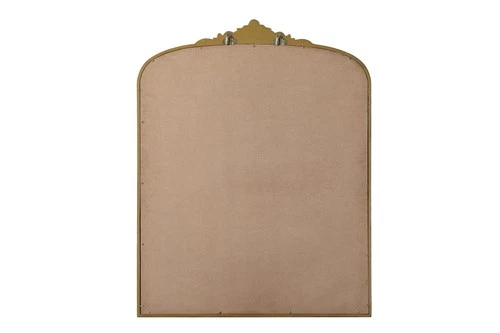 Elegant Decor Naomi Vintage Resin Mirror 33X42 in Antique Brass - Picture 7 of 7