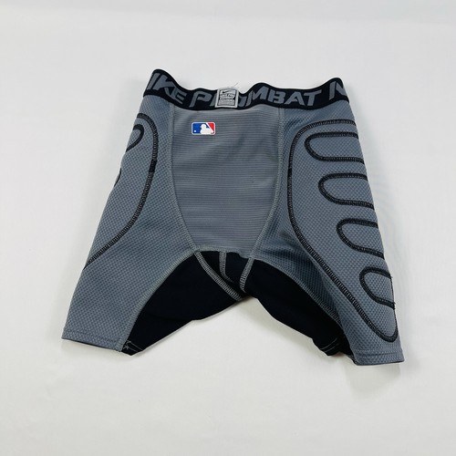 Pantalones Cortos Deslizantes Nike Pro Combat Jóvenes Niños L Béisbol MLB Swingman Gris Acolchado - Imagen 7 de 15