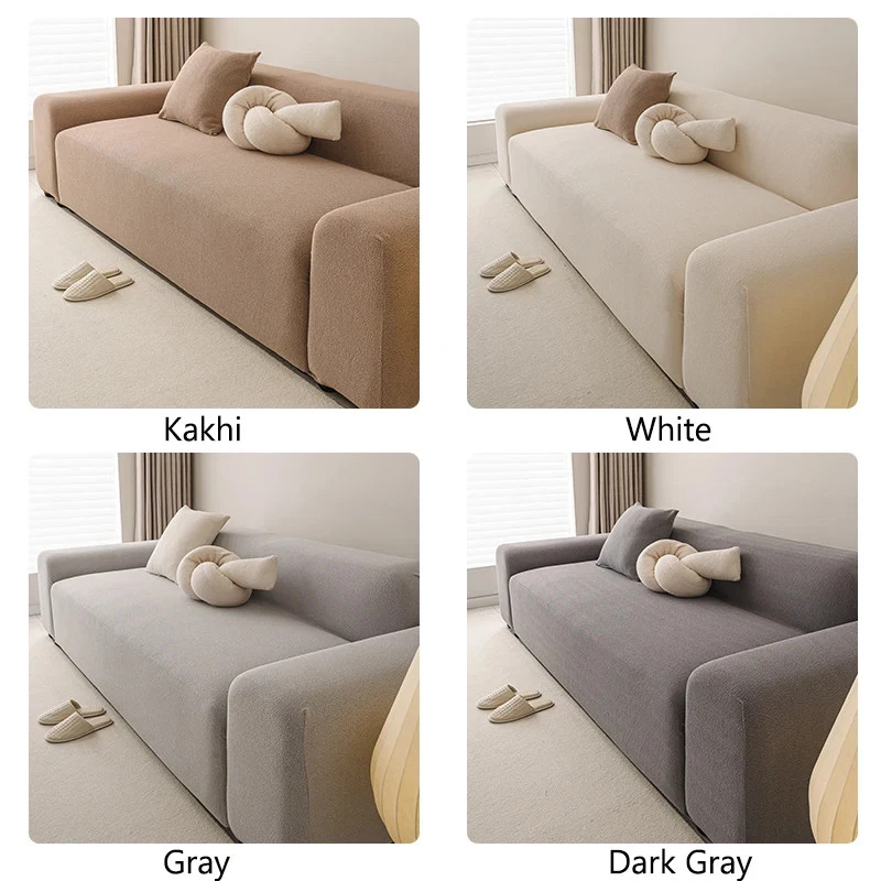 Plaid Sofa Slipcover Elastic Sofa Cover LivingRoom Armchair Cover 1/2/3/4-seater - Image 2 of 4