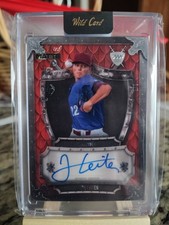 2024 Wild Card Premium Matte JACK LEITER Auto Card 1/1 Weekend Warrior Rangers