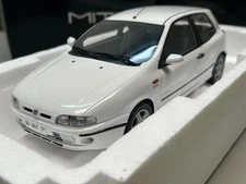 MITICA 1/18 White FIAT BRAVO HGT 1 - SERIE 1995 Resin Car Model