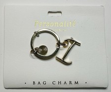 Personalite Marina De Buchi Gold Tone Bag Charm Key Ring Key Chain I