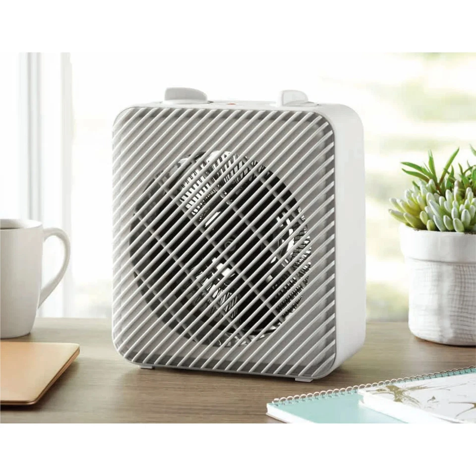 Pelonis 1500W Ventilador Eléctrico 3 Velocidades Calentador de Espacio Blanco PSH08F1AWW CAJA ABIERTA Foto 4 de 4